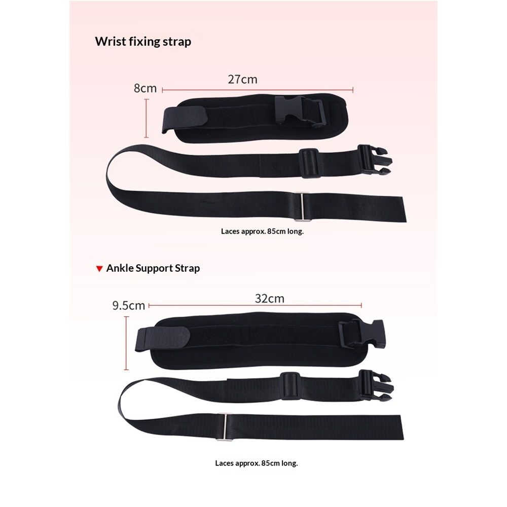 Bed Restraints For Elderly Dementia Patients Medical Limb Holders Hospital Bed Rails For Elderly Adults Safety Bandages Restraint Straps For Ankle, Wrist, Hand, Leg Universal Constraints (4 Pcs)