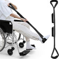 Multi-Loop Leg Lifter Strap 42 in,Rigid Hand Strap Padded Foot Loop with 3 Hand Grips Aid Device for Recovering Getting in and Out of Bed, Couch, Car and Wheelchair - for Adults,Elderly Women and Men