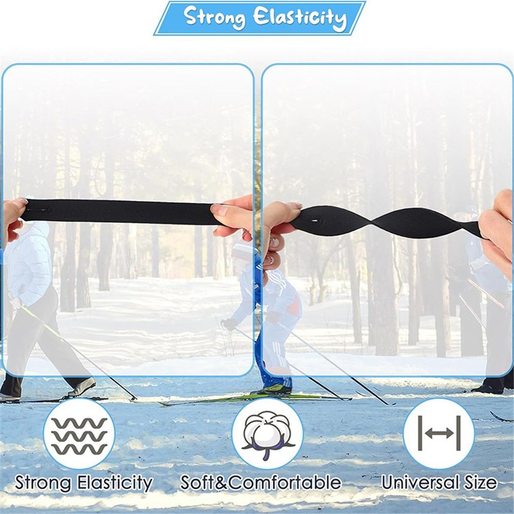 4 Pcs Extended Straps - Unisex Ski Strap for Hanging gloves, Narrow Wrist Leash for Gloves, Glove Tether for Adult, Winter Ski Glove Leash Wrist Strap