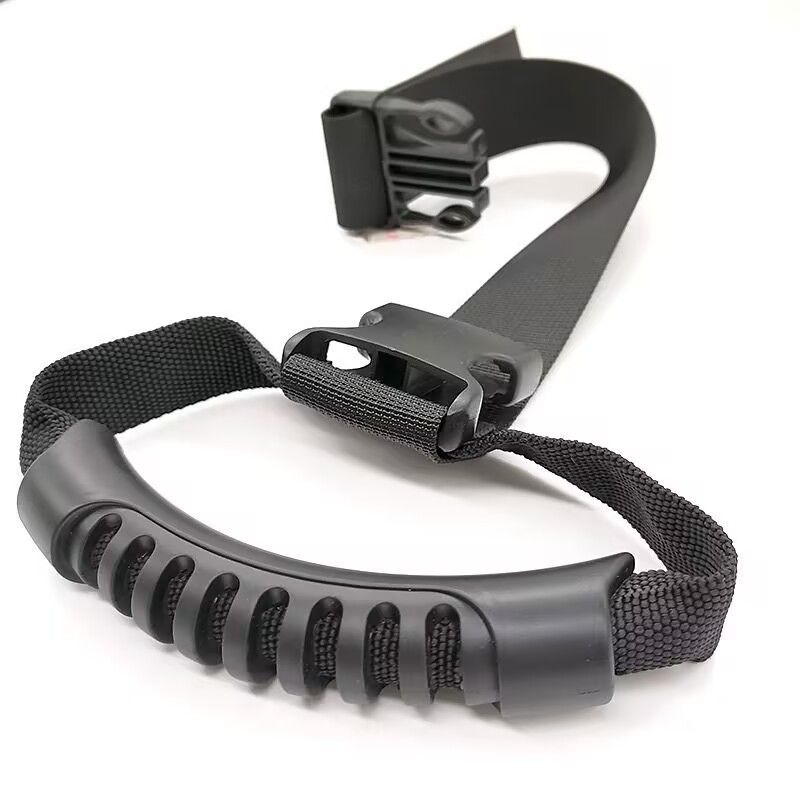 4Pack Car Grab Handle Adjustable Standing Aid Safety Handle Portable Vehicle Support Grab Bar Nylon Grip Handle Mobility Assist Device (Black)