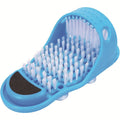 Foot Brush Feet Cleaning Feet Scrubber Stick on Floor for Shower Spa No More Bending Feet Cleaning Scrubber 1 Piece