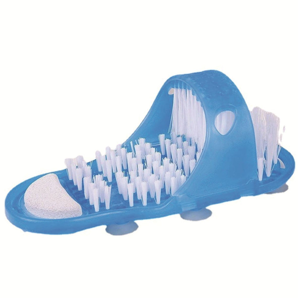 Foot Brush Feet Cleaning Feet Scrubber Stick on Floor for Shower Spa No More Bending Feet Cleaning Scrubber 1 Piece