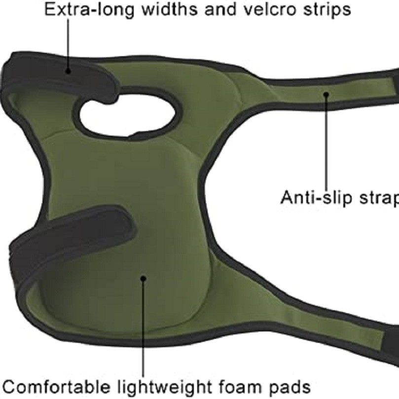 Gardening Knee Pads Ultra Thick Memory Foam Braces Kneepads for Gardener Cleaning Kneeling Scrubbing Floors Work Pruning,Expand size 48 * 21cm (Army Green)