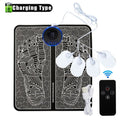 EMS Foot Massager Mat for Pain Foot Relief, EMS Foot Stimulator for Pain Relief Improve and Facilitate Muscle Performance in The Shoulder, Massager & Legs (Black)