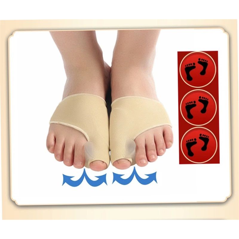 Bunion Relief Sleeves Bunion Pads Brace Cushions Toe Straightener Hallux Valgus Relief Kit Pack (small)