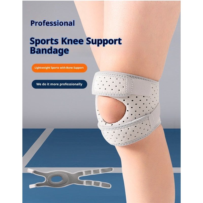 Knee Brace,a pair Knee Brace for Women Men,Pain Relief Adjustable Patellar Tendon Support Sleeves Brace Knee Joint Strap for Hiking,Tennis,Arthritis,Running,Football,Injury Recover(Grey,L)