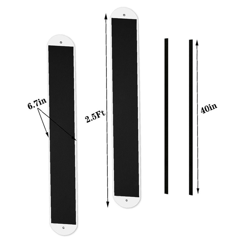 2 Pcs Large Appliance Slider with Pull Strap,Pull Furniture Slides,Moving Furniture Gliders Heavy Duty Sliding Sheet for Moving Heavy Furniture,Cabinets,Safes on Carpet and Hardwood Floor (2.5Ft*6.7in)