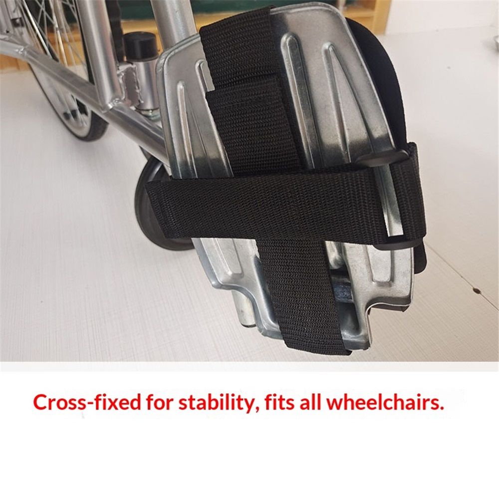 A pair Wheelchair Restraint Shoes Prevent The Foot from Falling Off The Footrest Adjustable & Easy to Wear,Wheelchair Shoe Holder Straps for Disabled & Rehabilitation Patients