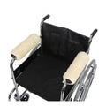 Wheelchair gloves (1 pair), detachable lambhair hand pads, suitable for standard wheelchairs, traffic chairs, and mobile scooters ( white)