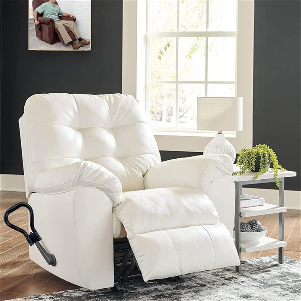 Modern Black Metal Recliner Handle Extender, Oversized Lever Extender for Elderly & Infirm, Ergonomic Design