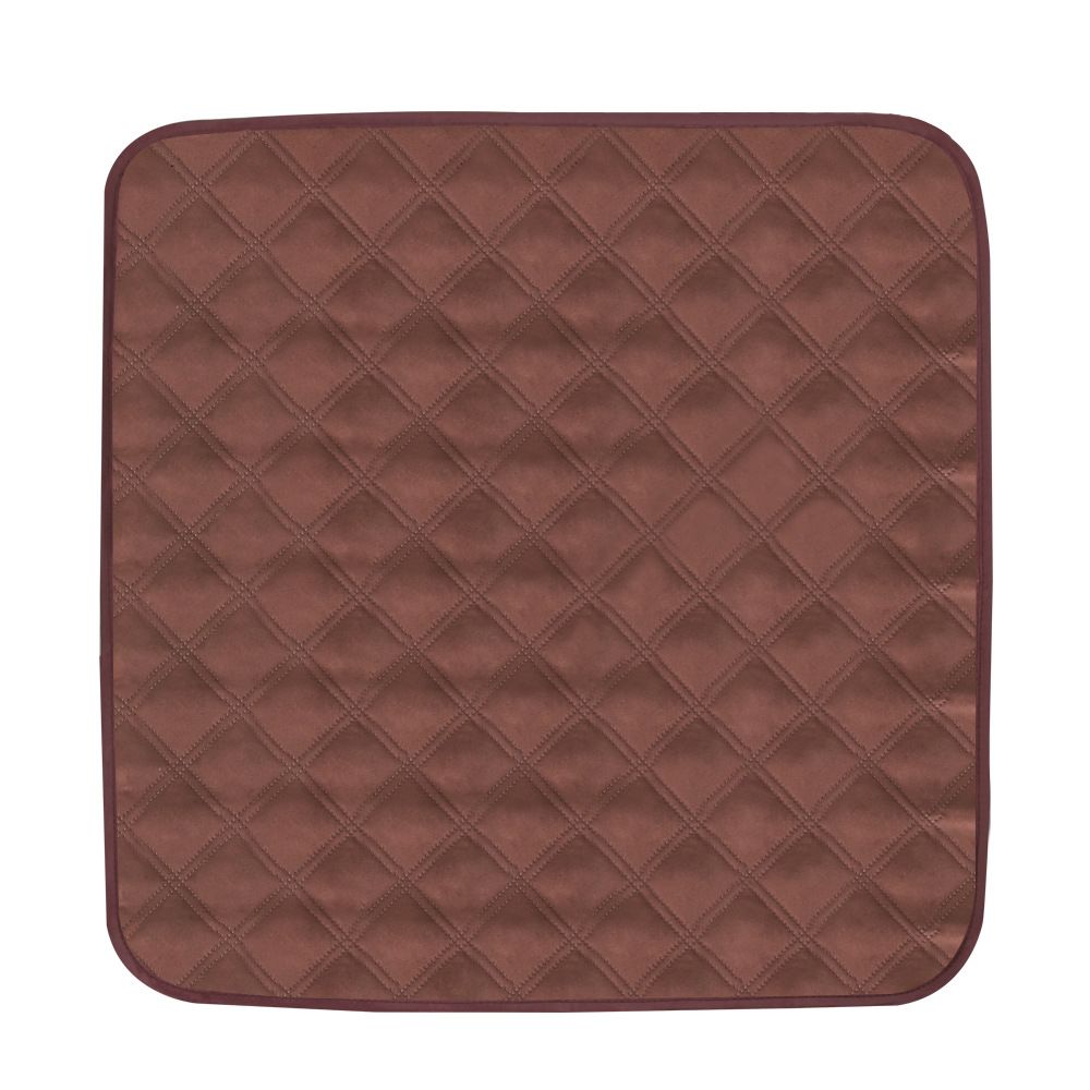 Waterproof Chair Pads for Incontinence (53*56cm) - Washable, Waterproof Seat Protector - Chair Protector Seat Cover - Absorbent Pad for Bed, Seat, Car, Wheelchair & Recliner （Coffee, 2 Pcs)
