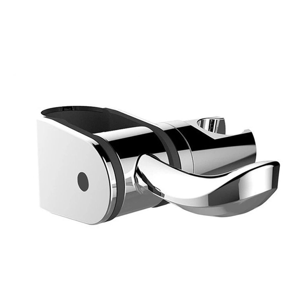 Handshower Shower Grab Bar Head Holder, Universal Fit Hand Held Shower Bracket for Handicap Grab Bar, Detachable Bathroom Replacement, Rotation Sprayer Holder, ABS