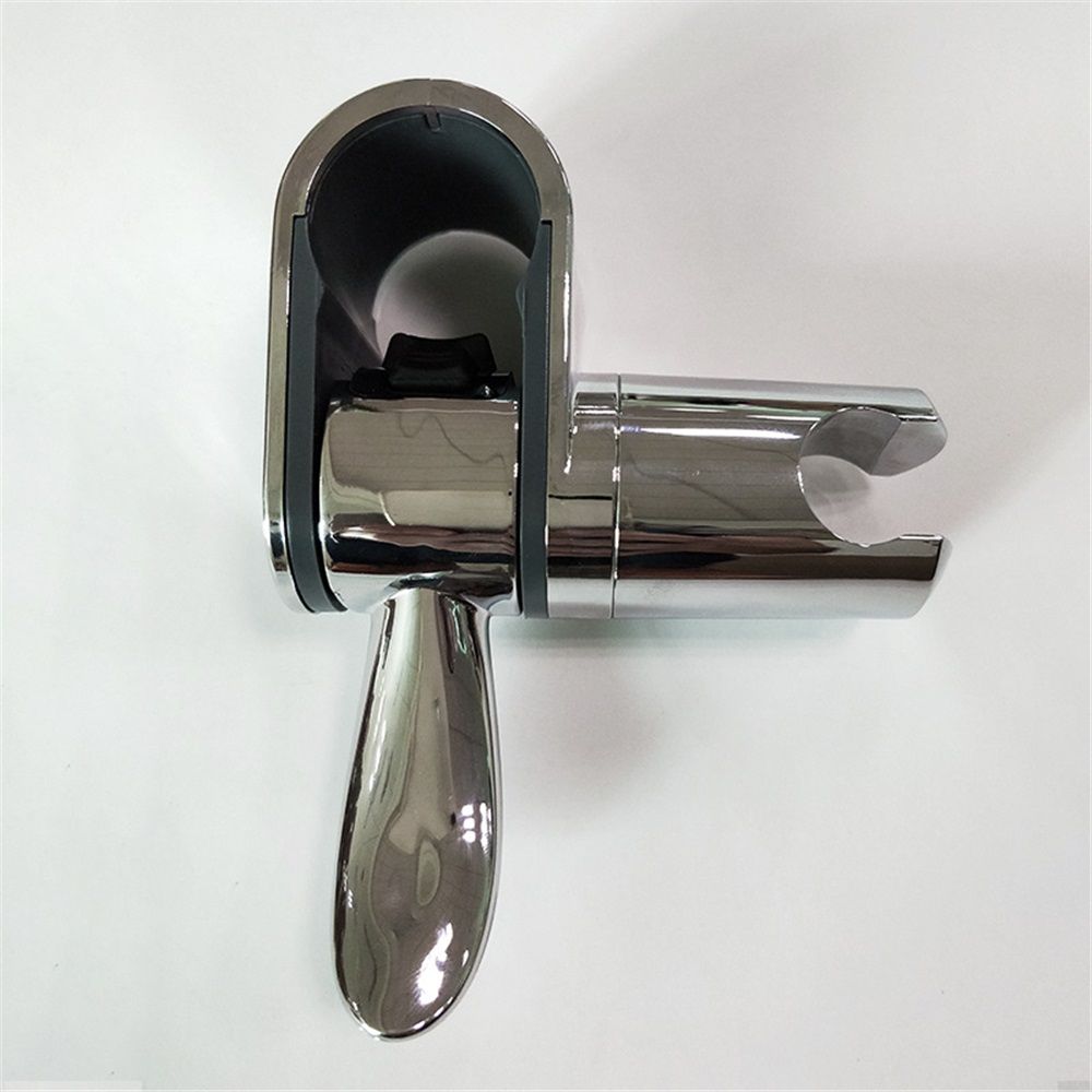 Handshower Shower Grab Bar Head Holder, Universal Fit Hand Held Shower Bracket for Handicap Grab Bar, Detachable Bathroom Replacement, Rotation Sprayer Holder, ABS