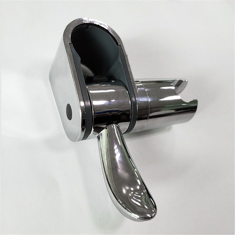 Handshower Shower Grab Bar Head Holder, Universal Fit Hand Held Shower Bracket for Handicap Grab Bar, Detachable Bathroom Replacement, Rotation Sprayer Holder, ABS