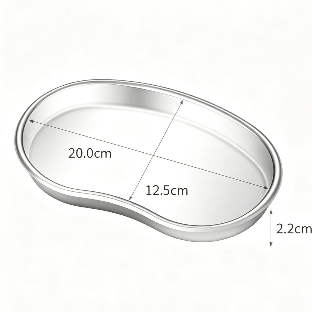 Medium Curved Tray 201 Stainless Steel 2pcs