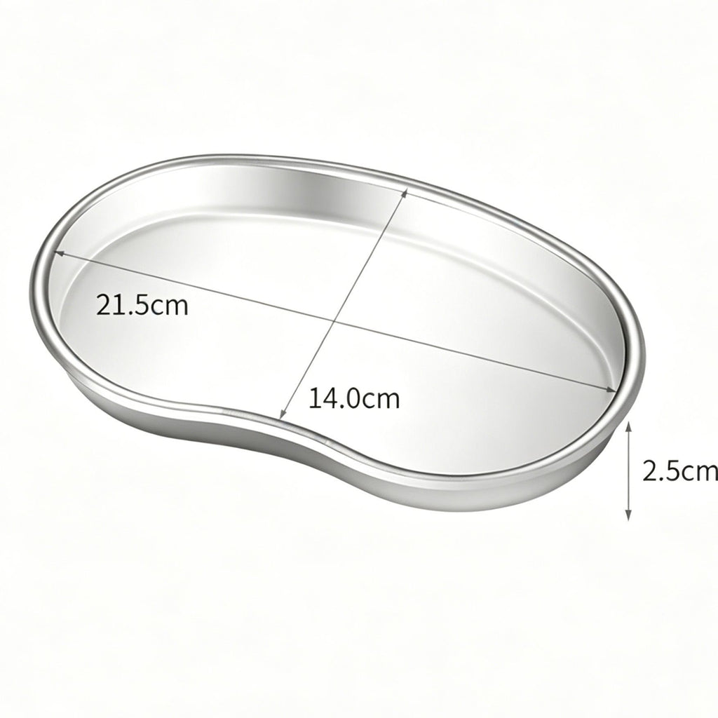 Large Curved Tray 201 Stainless Steel 2pcs