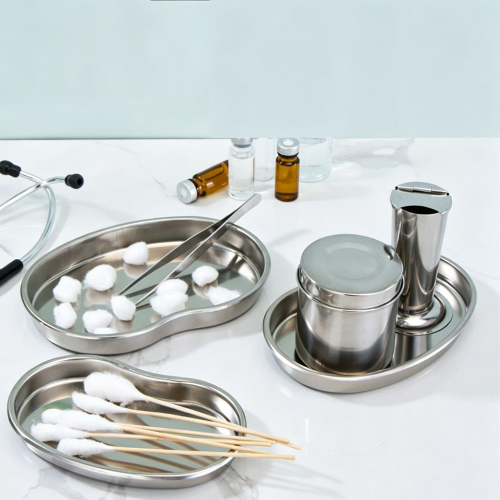 Small Curved Tray 304 Stainless Steel 2pcs