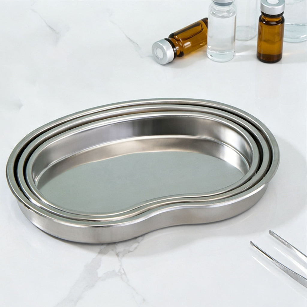 Deep Small Kidney Tray 304 Stainless Steel 2pcs
