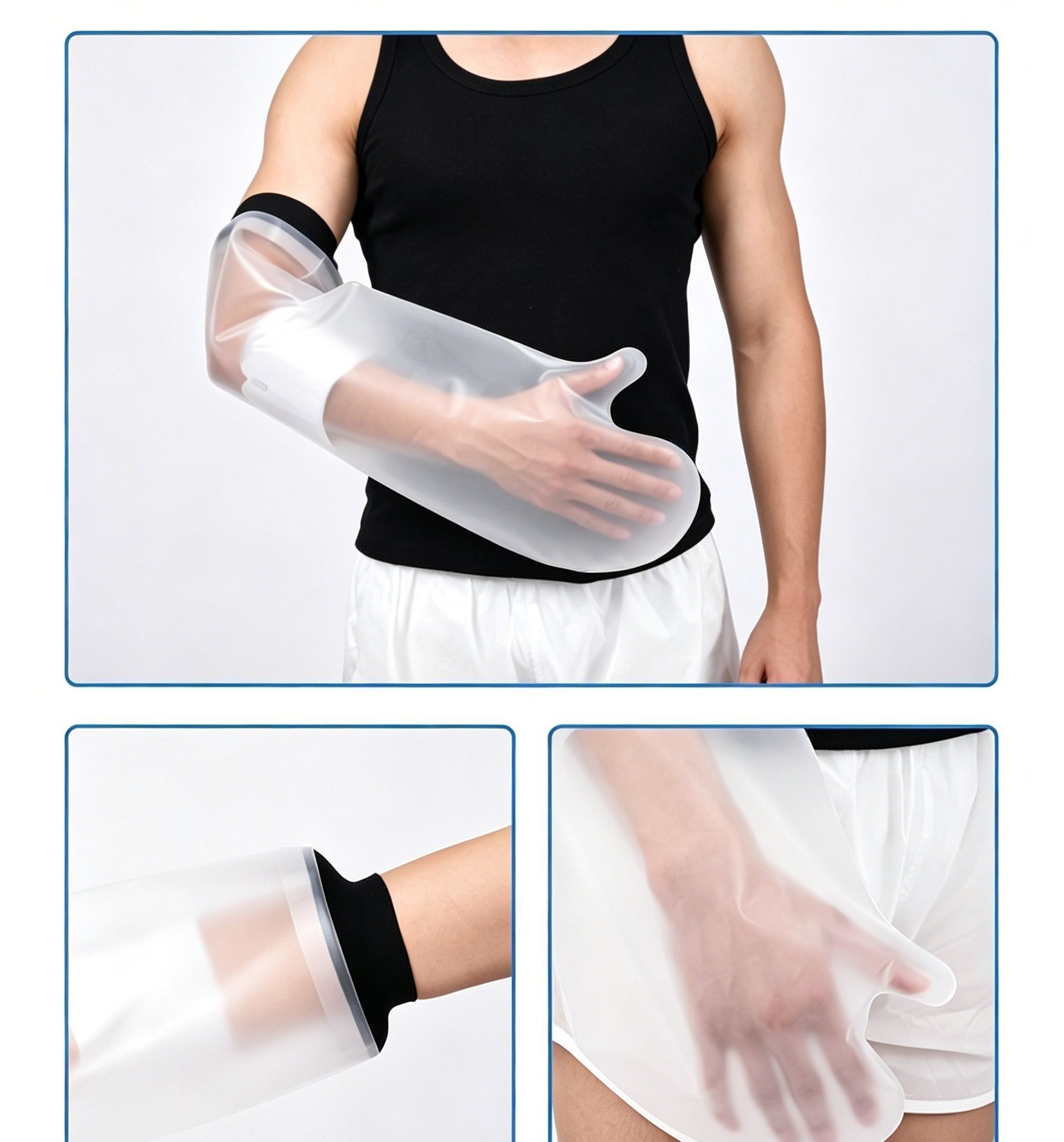 Adult Hand Cast Waterproof Shower Cover