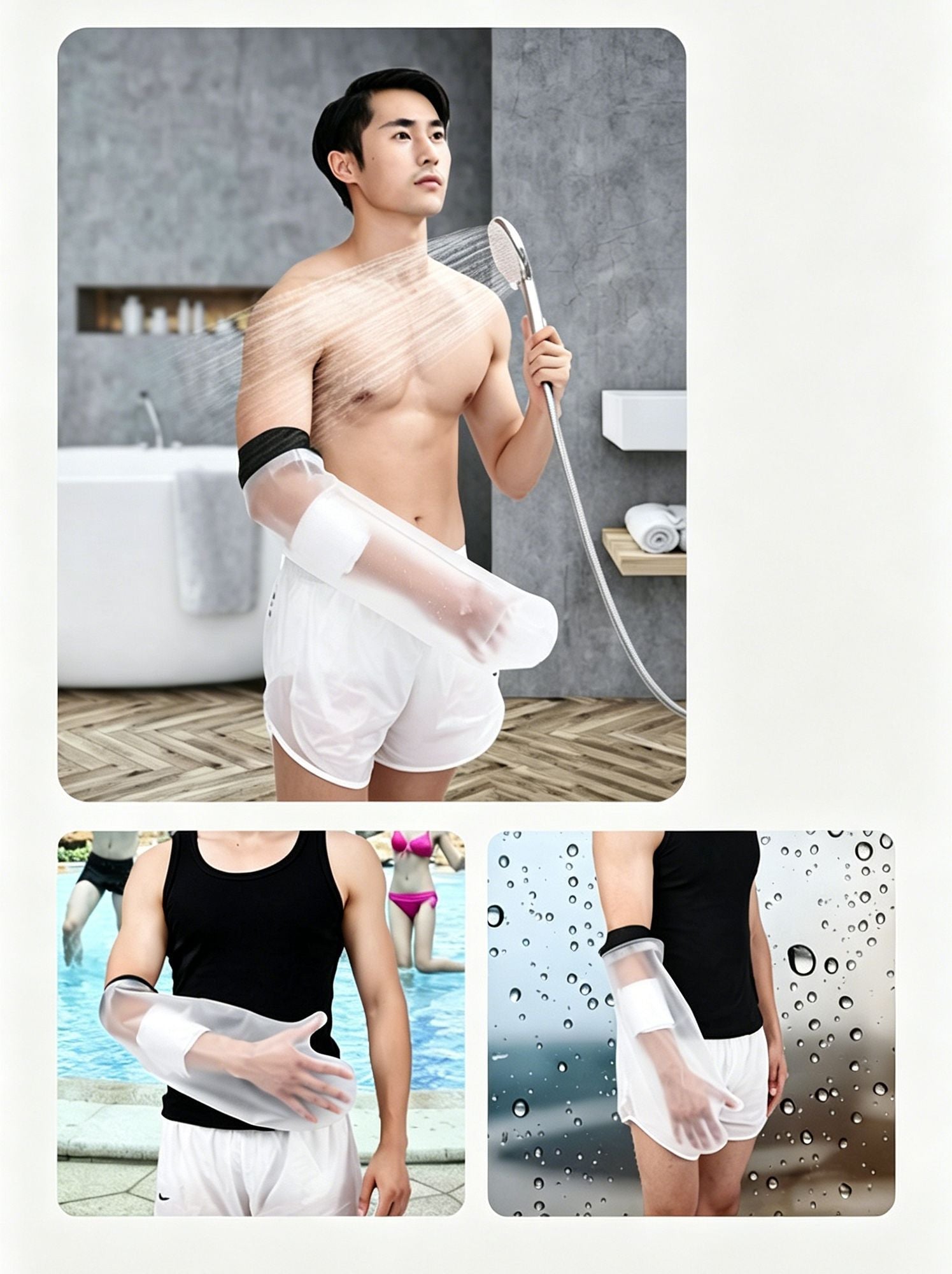 Adult Elbow Wound Waterproof Sleeve
