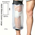 Adult Knee Surgery Waterproof Bath Sleeve 2Pcs