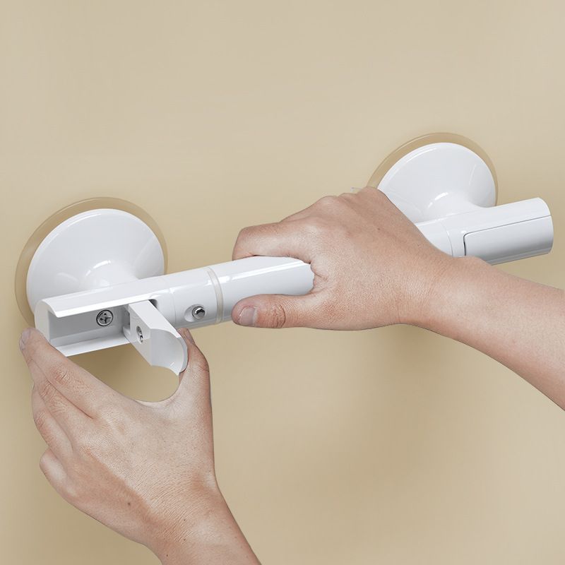 White Suction Grab Bar Removable