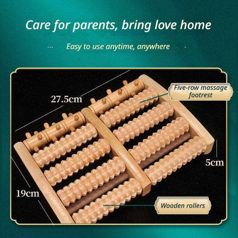 5-Row Foot Roller Massager