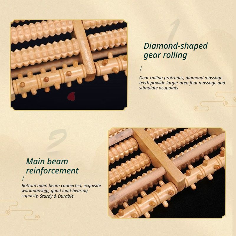5-Row Foot Roller Massager