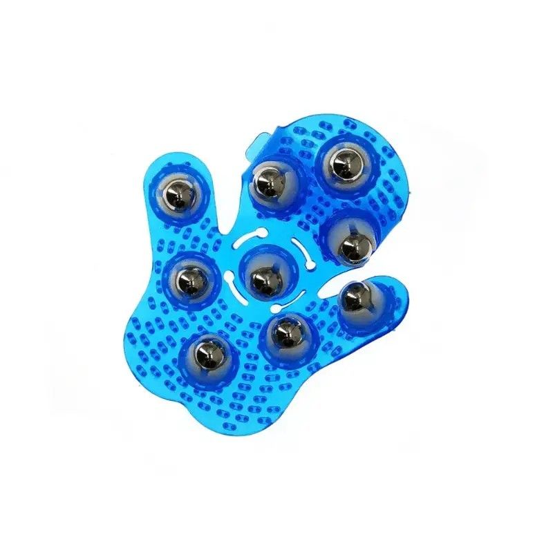 "Palm Nine-Ball Massager" – One Roll Relieves Fatigue, Full Relaxation for Neck, Shoulders, Legs and Feet. Take It Anywhere at Home or Work. A New Essential for Healthy Living.(BLUE)