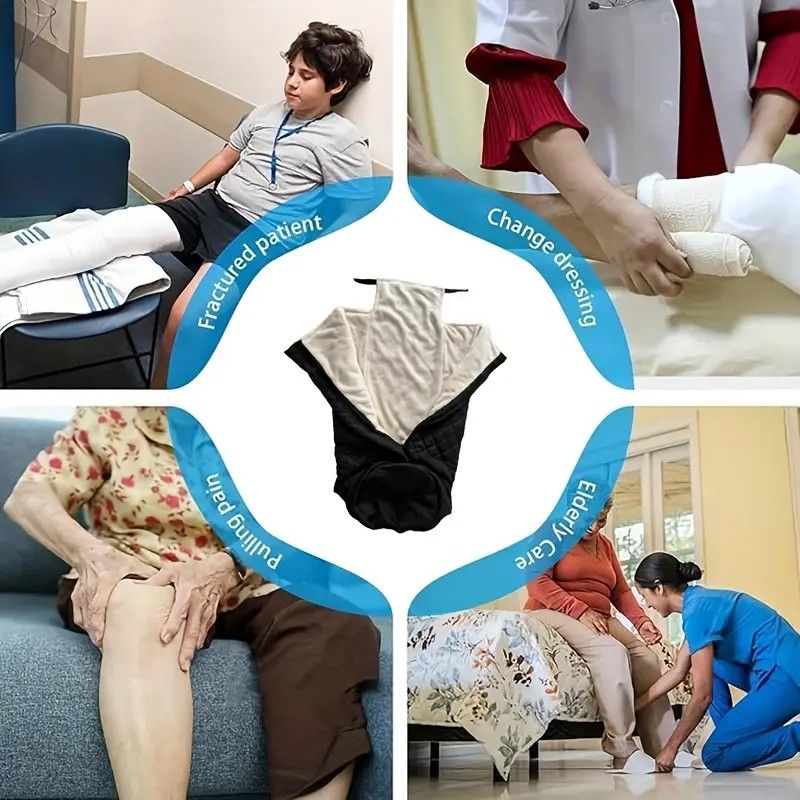 Winter Elderly Wheelchair Heating Blanket | Windproof & Fleece-Lined, Ideal for Both Outings and Home Use(BLACK)