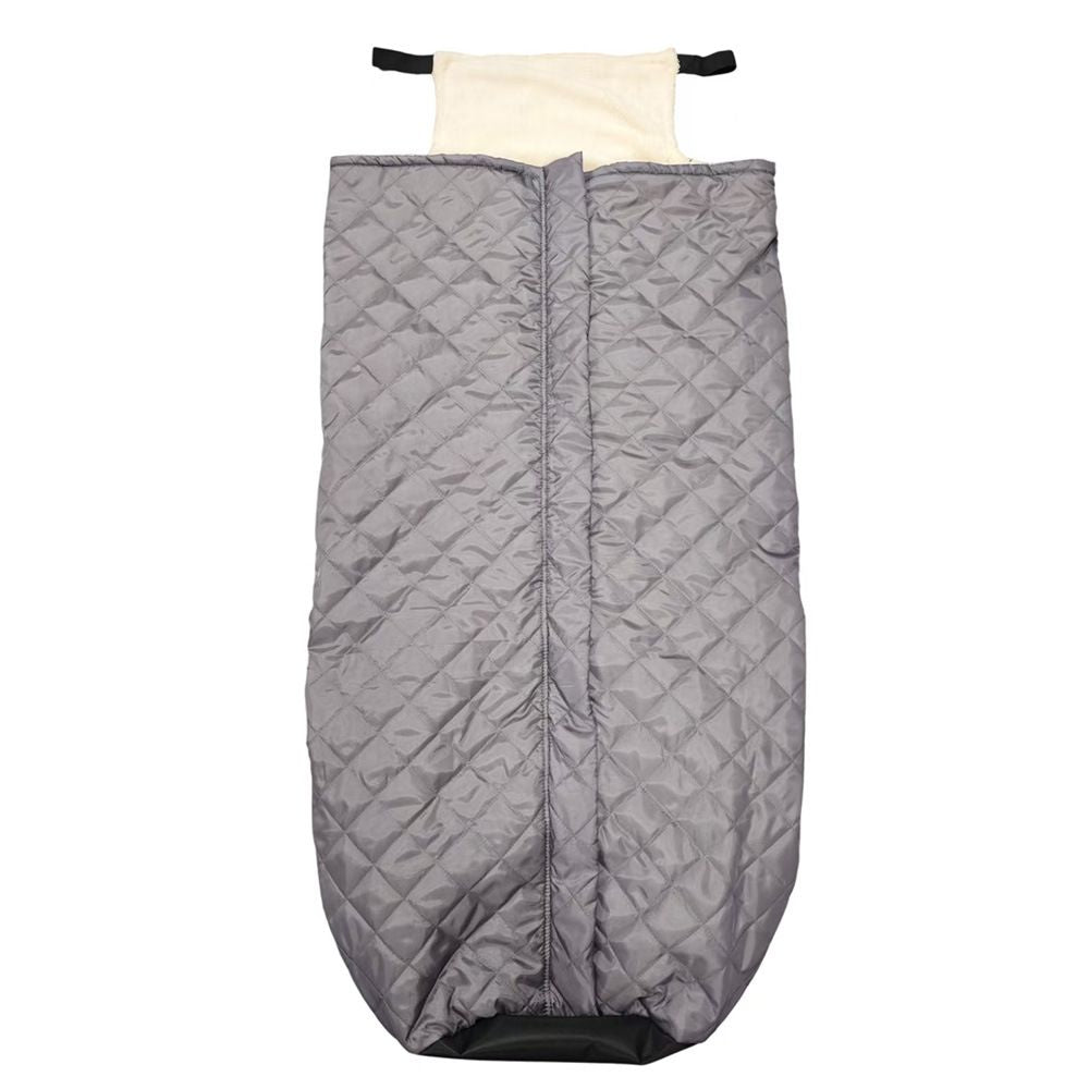 Winter Elderly Wheelchair Heating Blanket | Windproof & Fleece-Lined, Ideal for Both Outings and Home Use(BLACK)