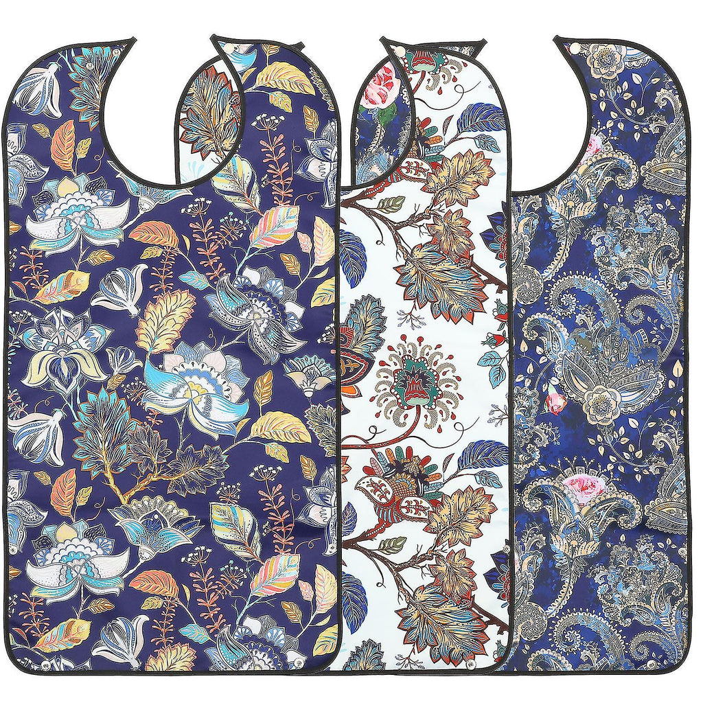 pcs Decorative bibs for adults, bib for the elderly, bib for seniors with adjustable strap