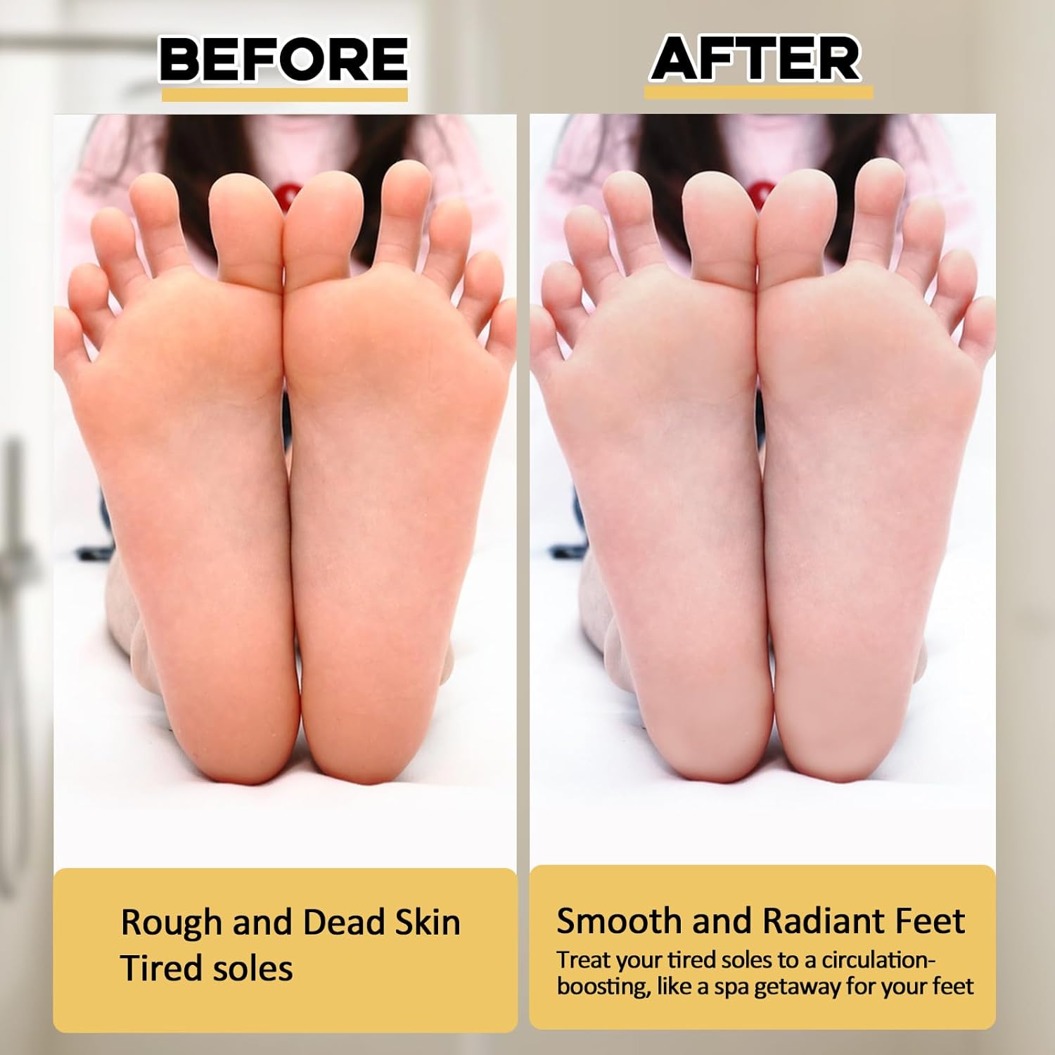 Extra Thicker & Larger Foot Scrubber Mat for Shower, Silicone Back Body Exfoliator Massager Cleaner Washer with Non Slip Suction Cup, Exfoliating Scrub Brush Pad Women Men Elderly