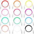 12 Pcs Silicone Dental Bib Clips Colorful Napkin Clips Bib Holder Dentist Napkin Chain Neck Chain with Lanyard for Elderly Adult Patient Towels Restaurant Cloth Travel(Bright Color Series)