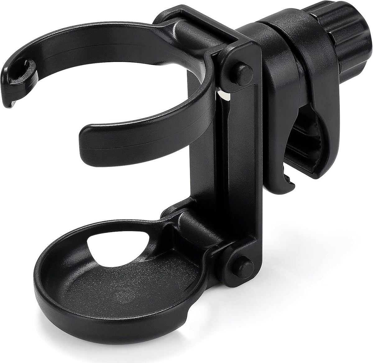 Stroller Cup Holder, Foldable Universal Cup Holder, 360 ° Rotatable Bottle Holder for Stroller, Bike, Wheelchair, Walker, Scooter ﻿