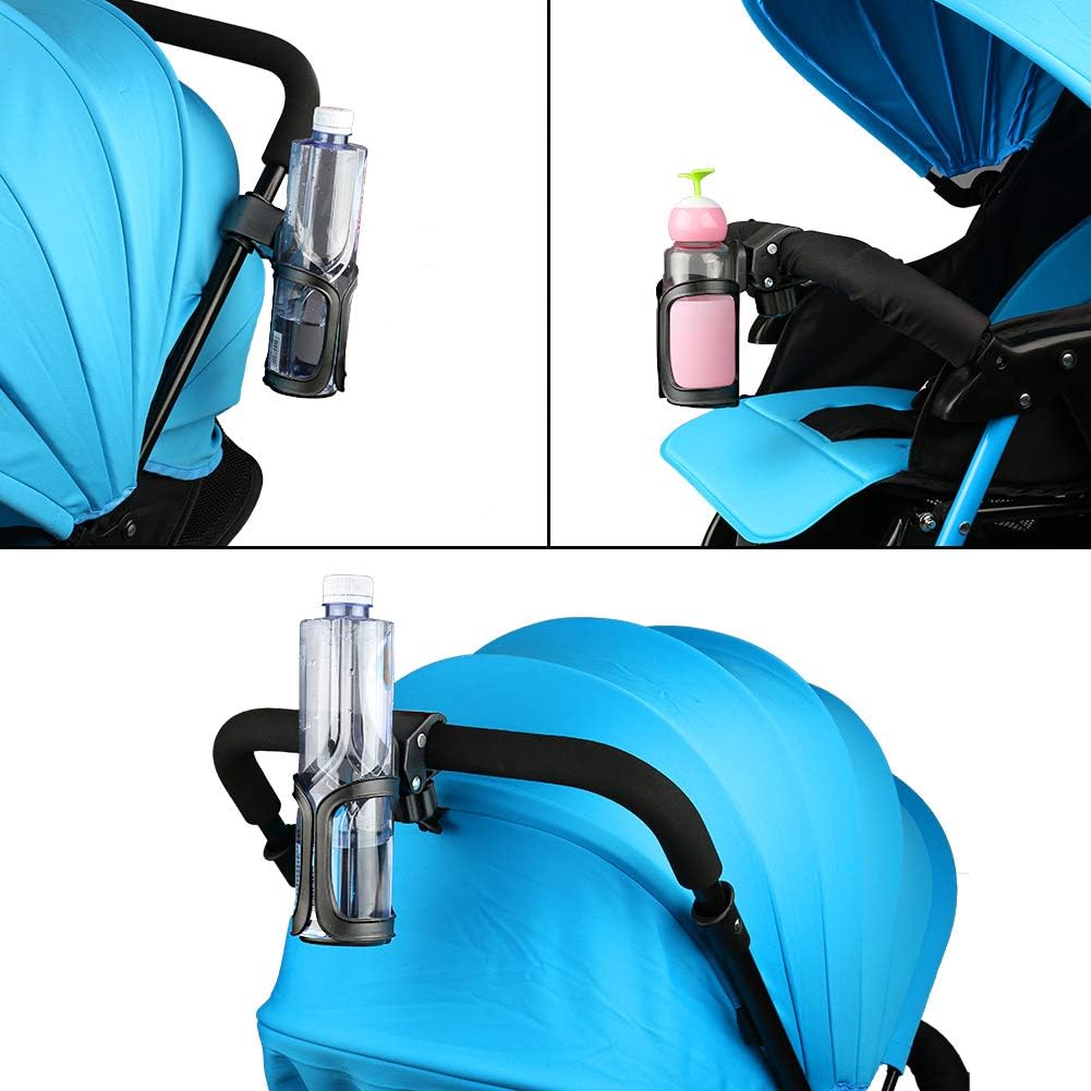 Universal Stroller Cup Holder Bundle Set, Bike Cup Holder, Drinks Holder for Stroller, Bicycle, Wheelchair, Walker, Scooter