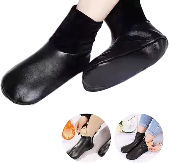 Non-Slip Socks Black Extra Grip for Elderly Pregnant Women on Smooth Floors 1 Pair