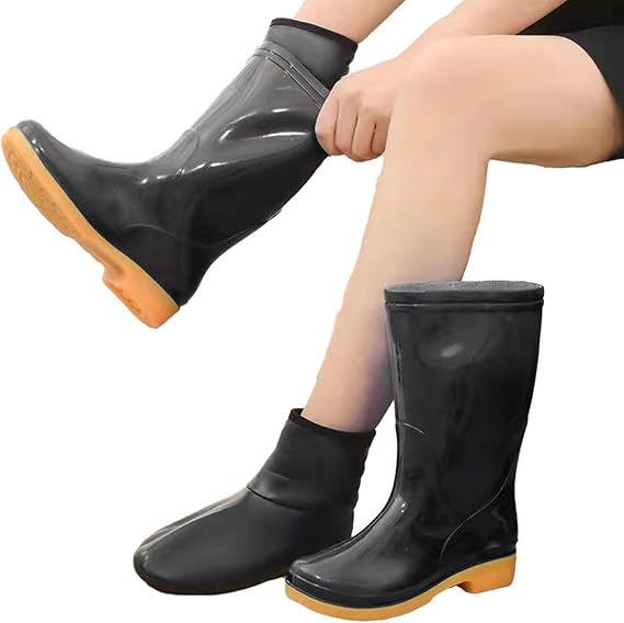 Non-Slip Socks Black Extra Grip for Elderly Pregnant Women on Smooth Floors 1 Pair