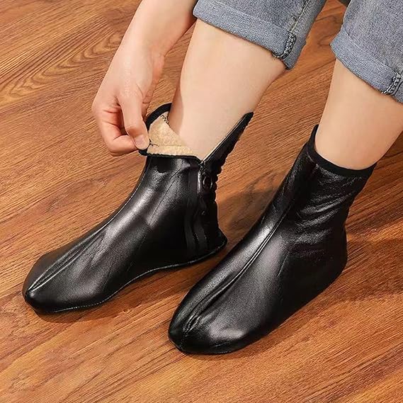 Non-Slip Socks Black Extra Grip for Elderly Pregnant Women on Smooth Floors 1 Pair