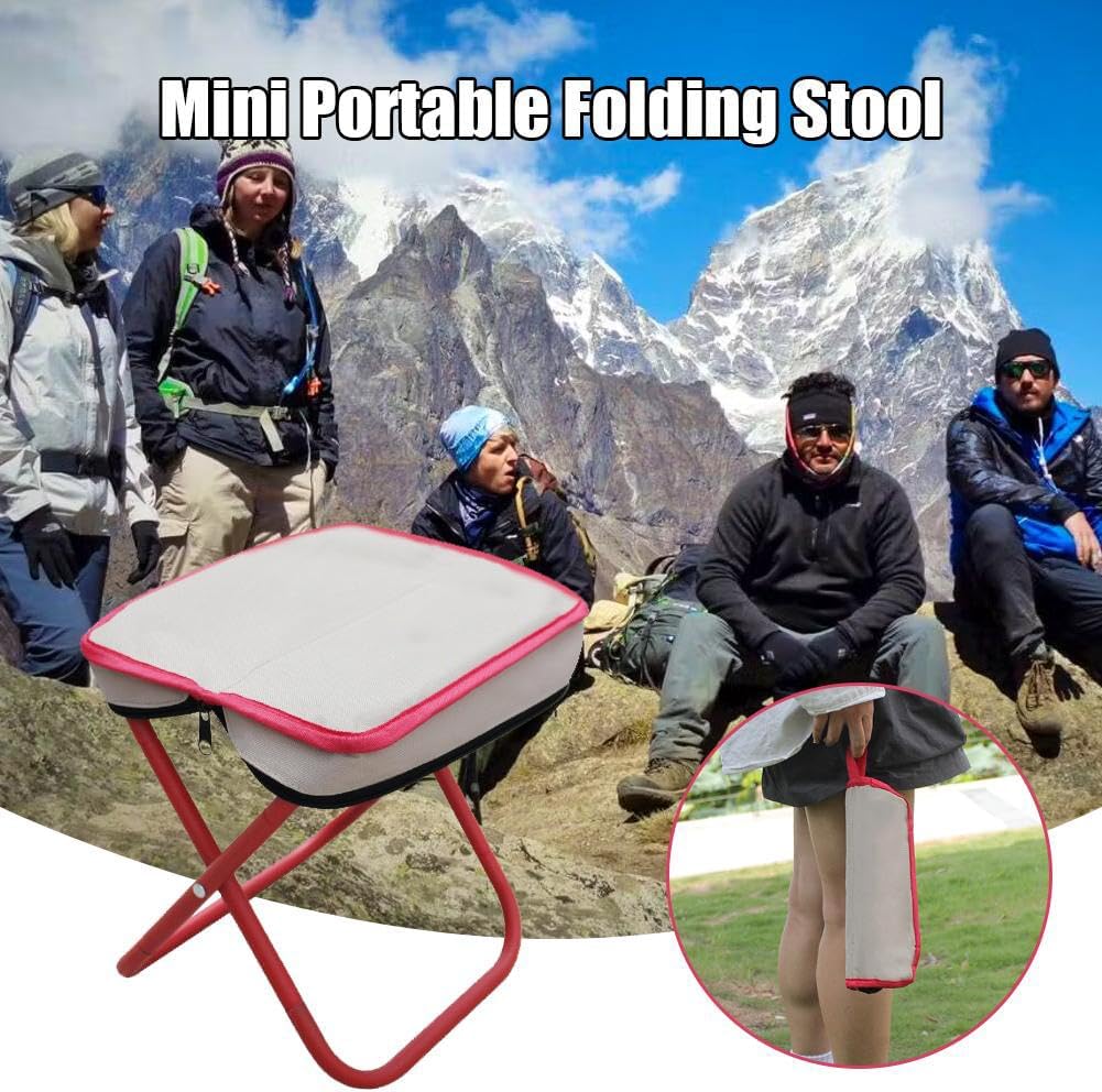 Folding Cane - 1 Piece - Hand Support Cane - Foldable Stool - Portable for Outdoor Camping Hiking Travel Sketching