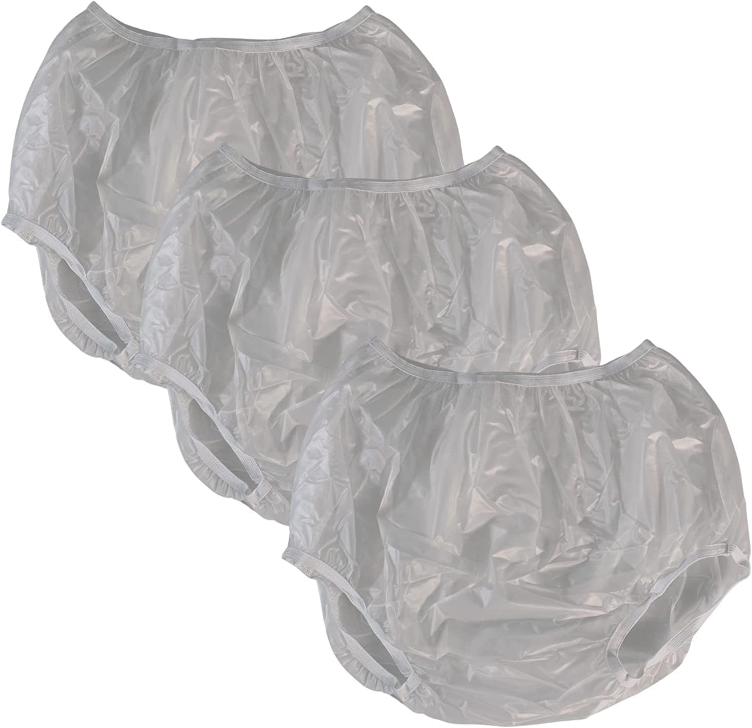 Adult Vinyl Waterproof Pull-On Diaper Cover Incontinence Pants – Oversized Underwear Protection with Added Leak Resistance, Worn Over Diapers or Briefs