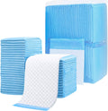 40 Pack Disposable Changing Pads,  Portable Diaper Change Pad for Baby, Super Absorbent Leak-Proof Incontinence Bed Table Pee Mat for Travel and Home (40, Blue, L)