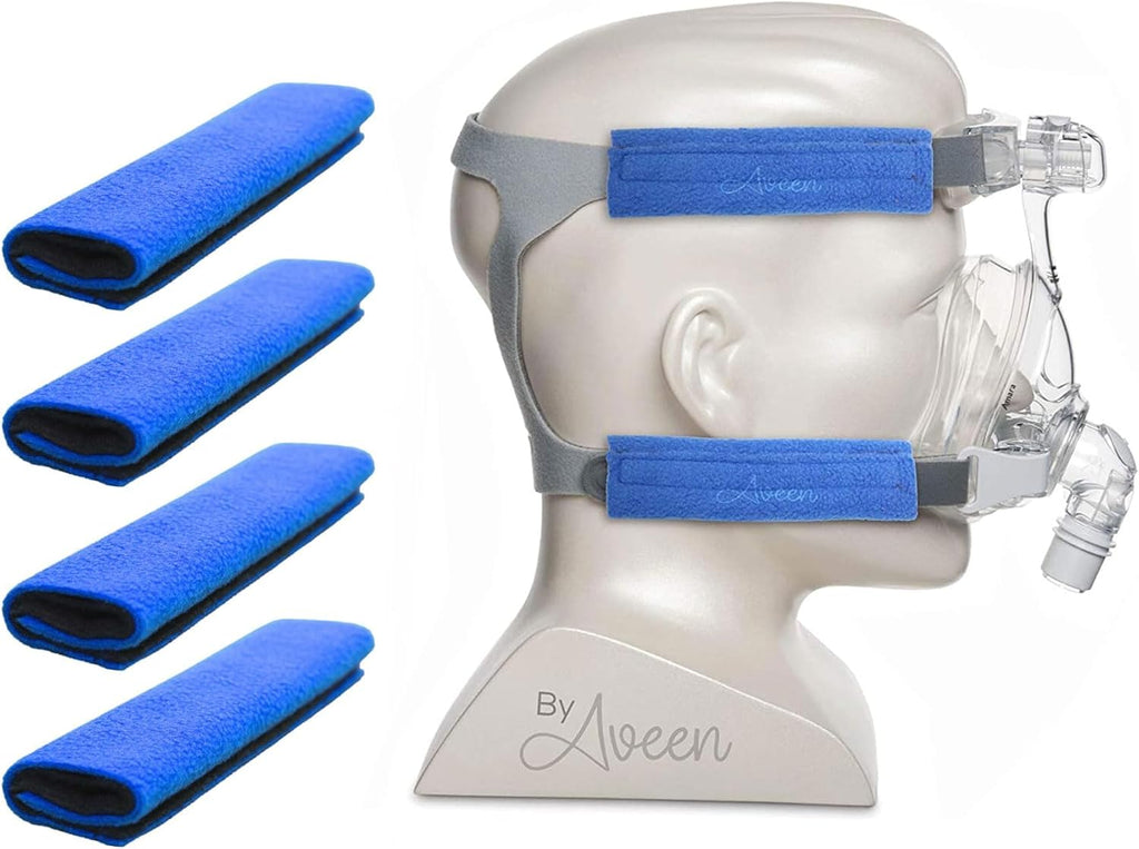 4-Packs CPAP strap covers, CPAP strap comfort pads, CPAP face pads, Comfortable CPAP supplies for CPAP mask, CPAP accessories for sleep apnea mask, CPAP pads, comfort supply for CPAP