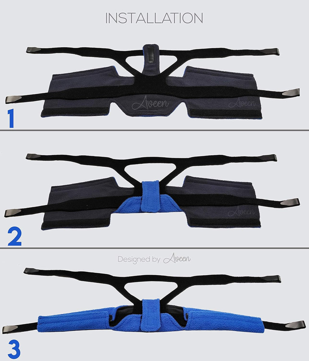CPAP Neck Pad for CPAP Headgear Straps, CPAP Comfort Neck pad, CPAP Covers, Fleece CPAP mask Strap Cover