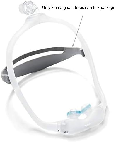 2-Pack Headgear Strap Replacement compatible with Philips Respironics DreamWear Nasal CPAP Mask
