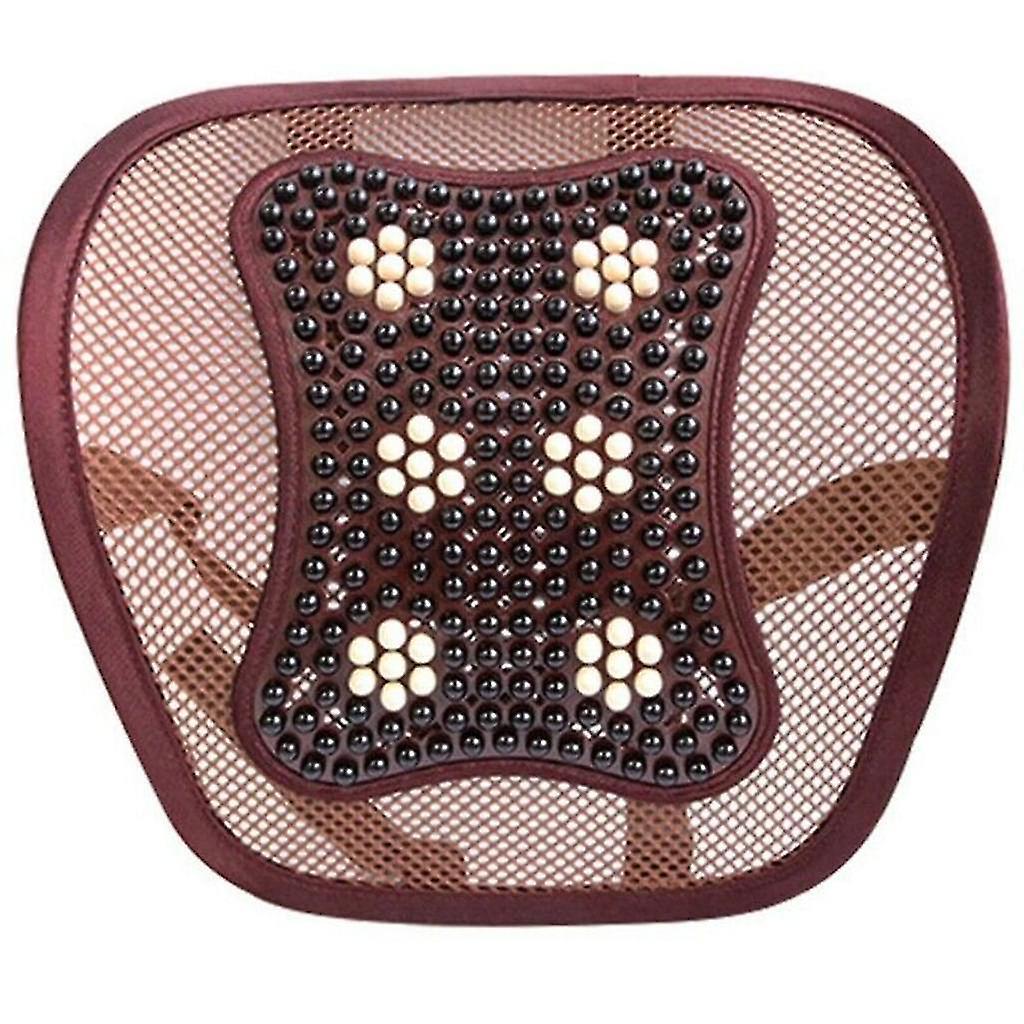 Massage Lumbar Back Cushion - Support Pad for vehicle seat or Office Chair