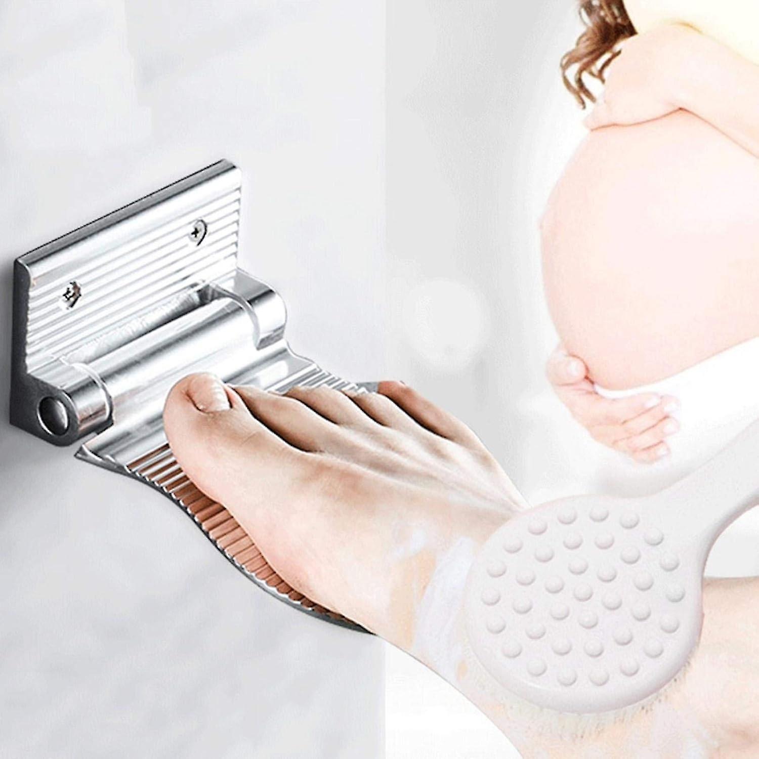 Folding Non-Slip Shower Foot Rest, Shaving Leg Aid