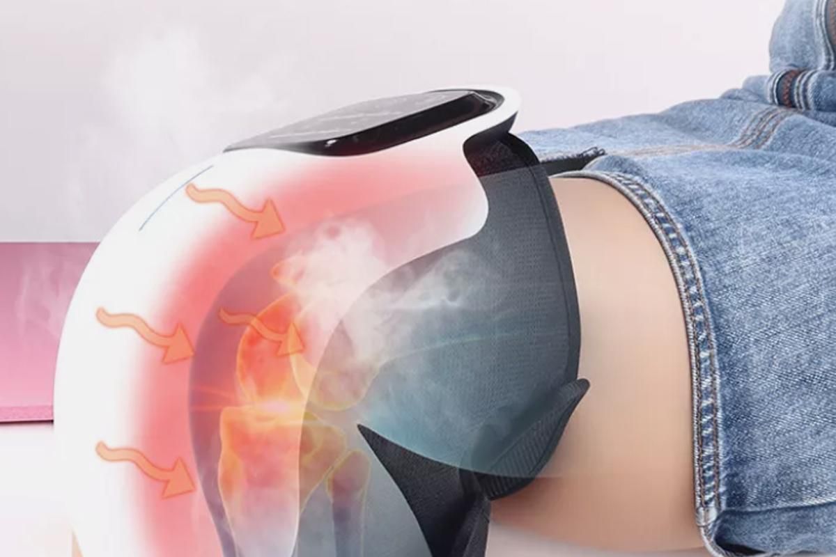 Red Light and Massage Therapy Smart Portable Knee Massager