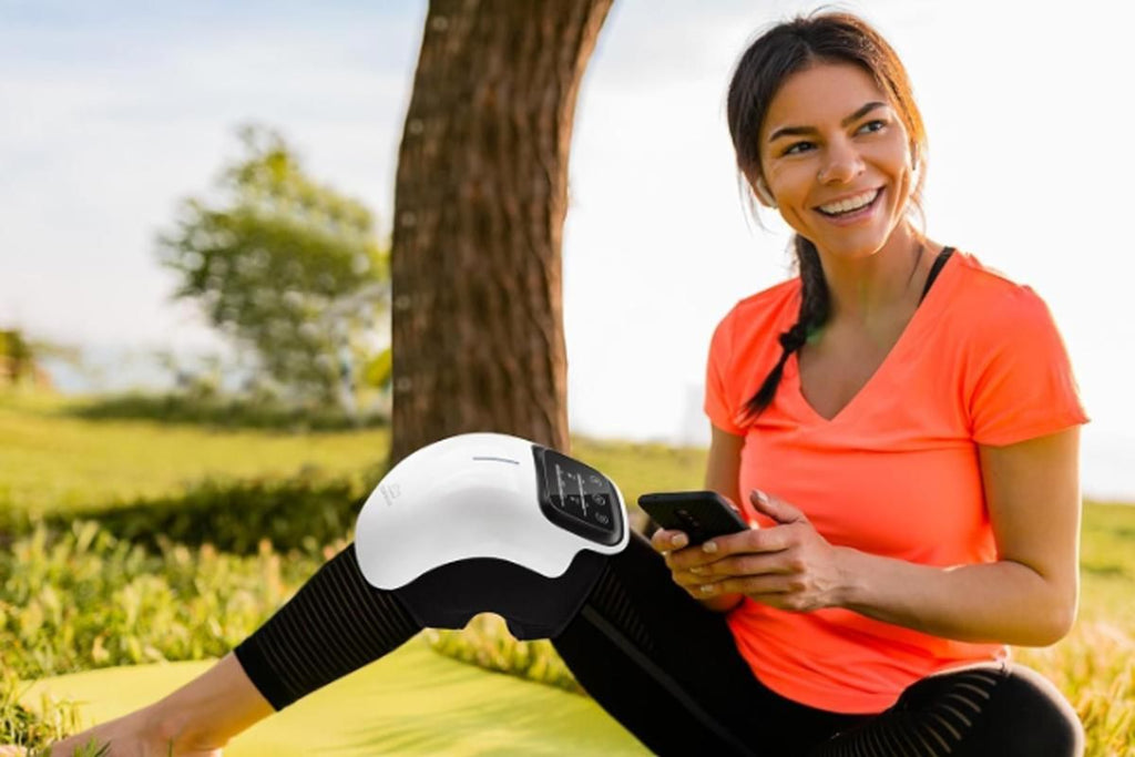 Red Light and Massage Therapy Smart Portable Knee Massager