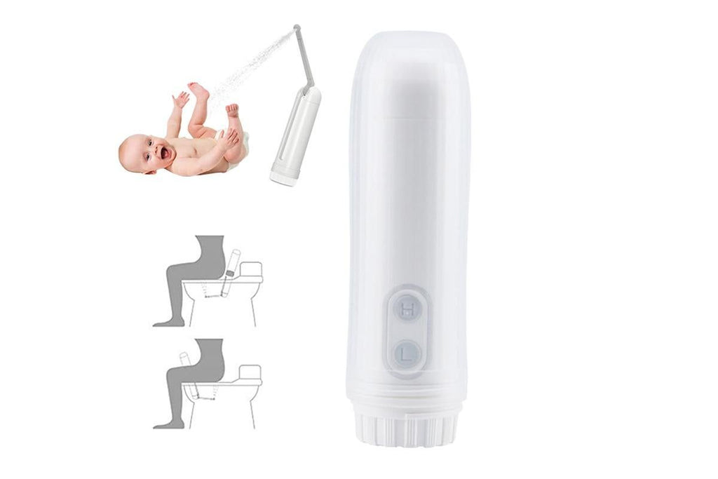 Portable Travel Electric Bidet Sprayer Handheld Personal Bidet Sprayer Mini Bidet Sprayer Toilet Hygiene -Green